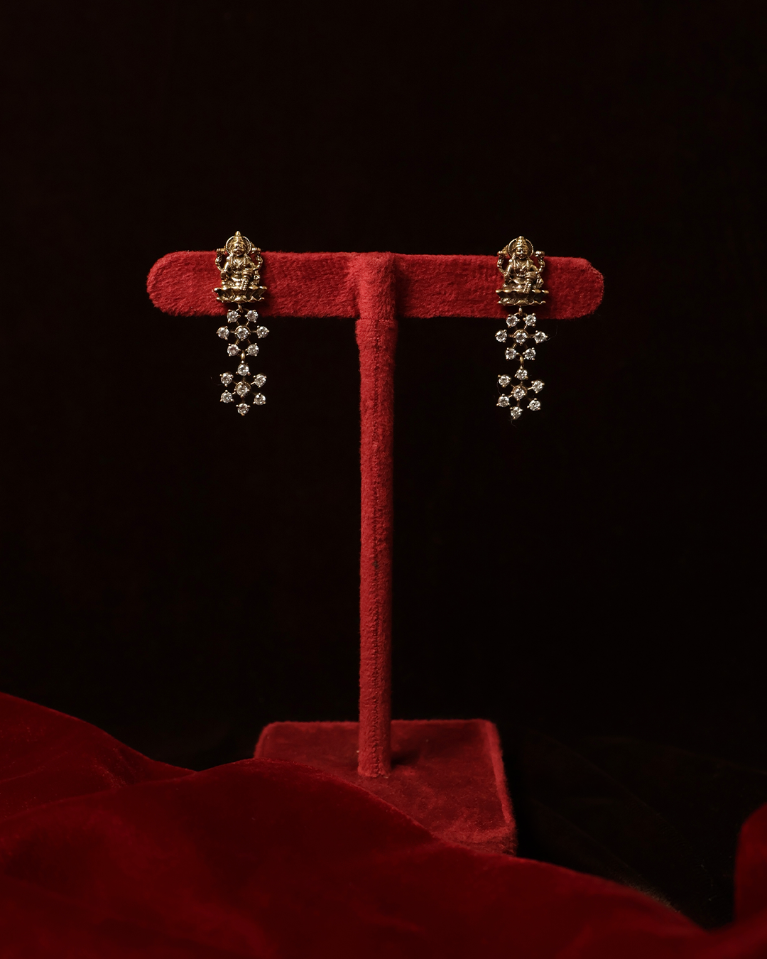 Floral Diamond Necklace Set