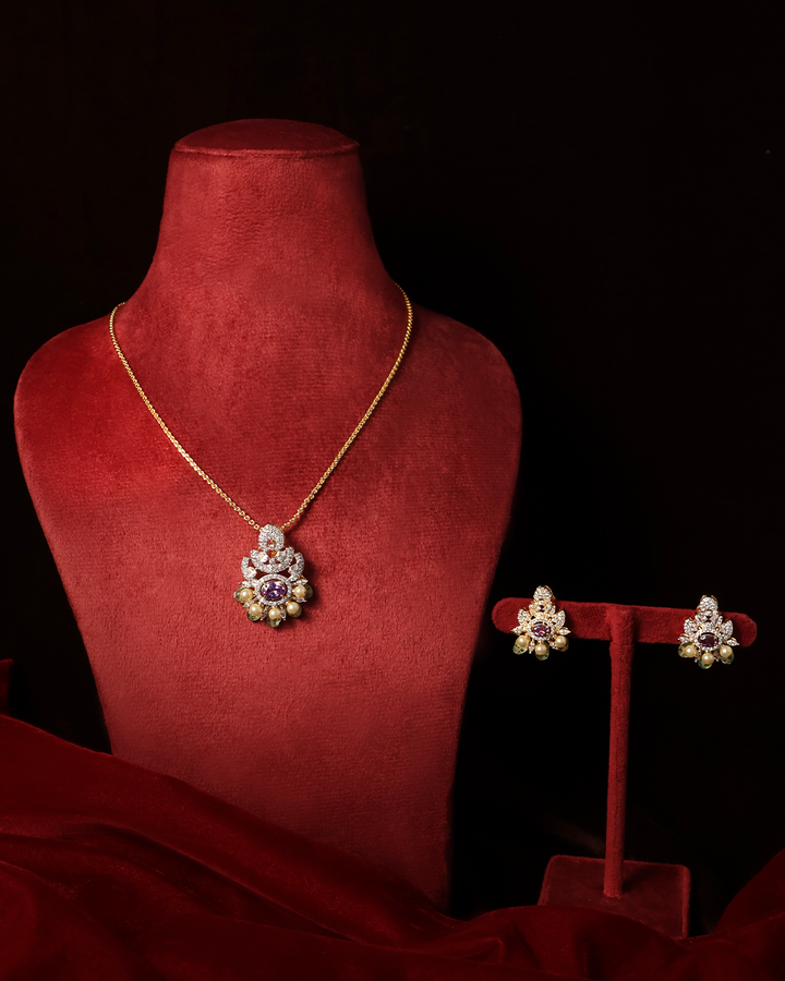 Pearl Drop Necklace Set