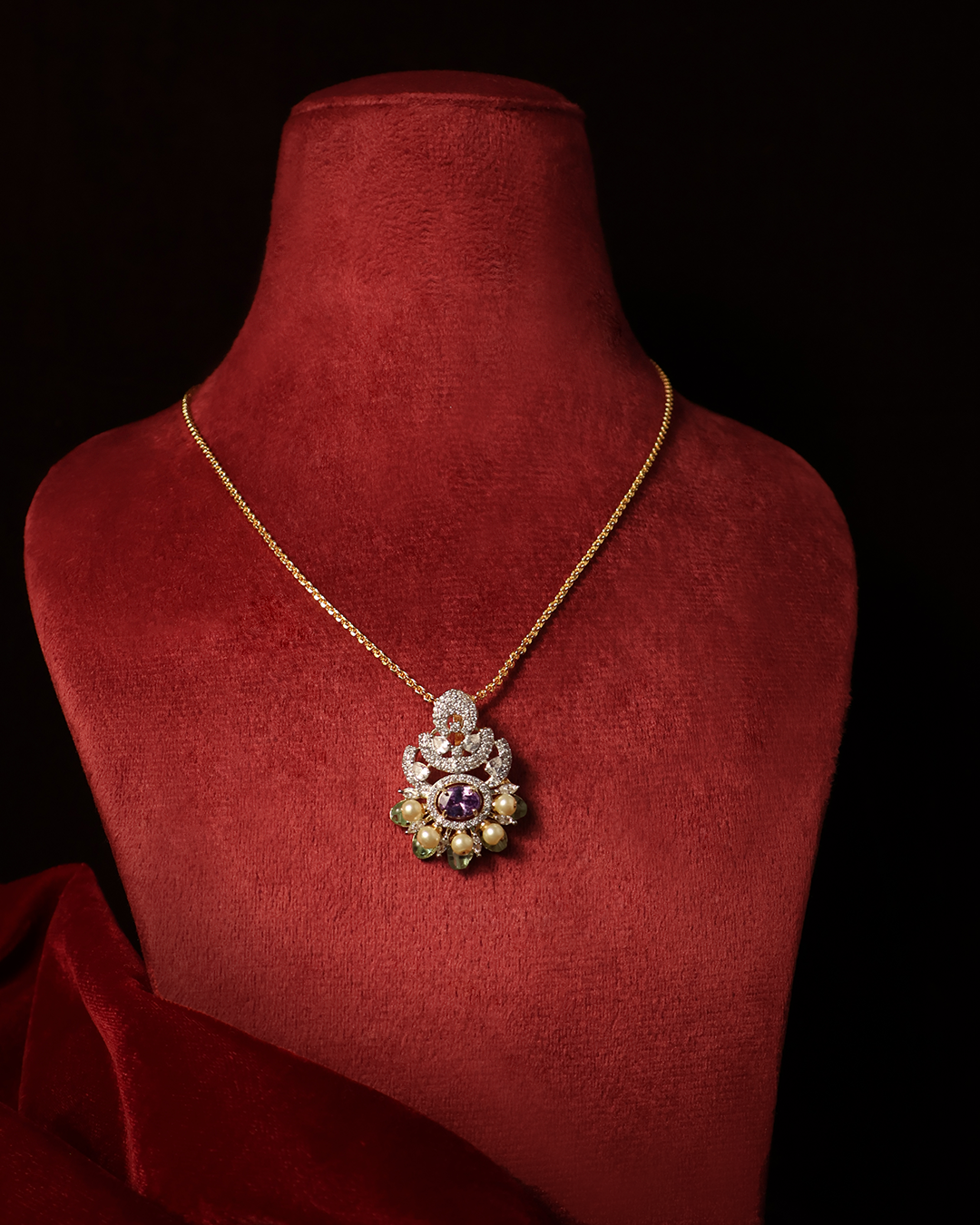 Pearl Drop Necklace Set