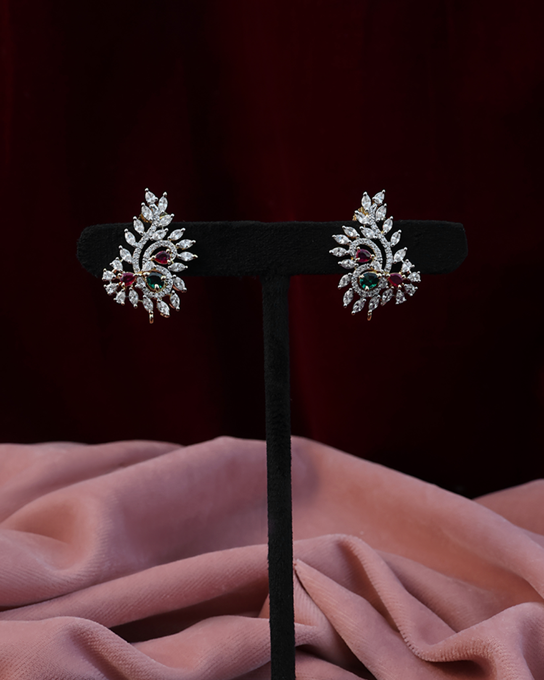 Crystal Bloom Pendant Set