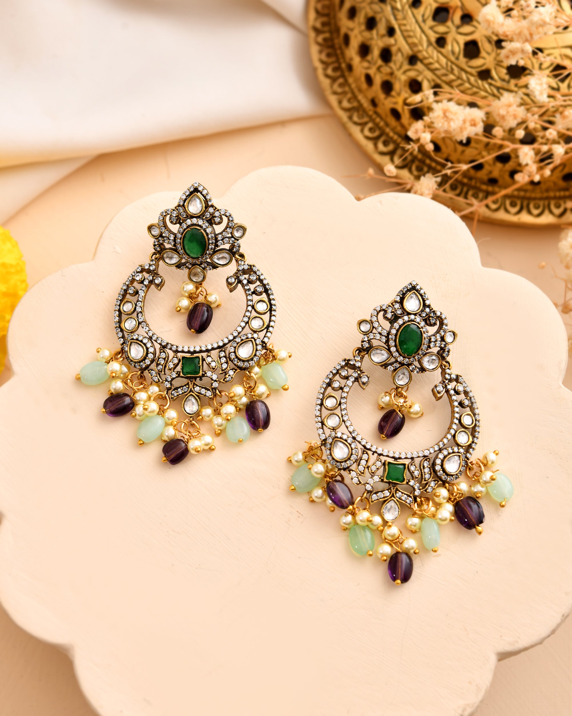 Noorani Chand Drop Earrings