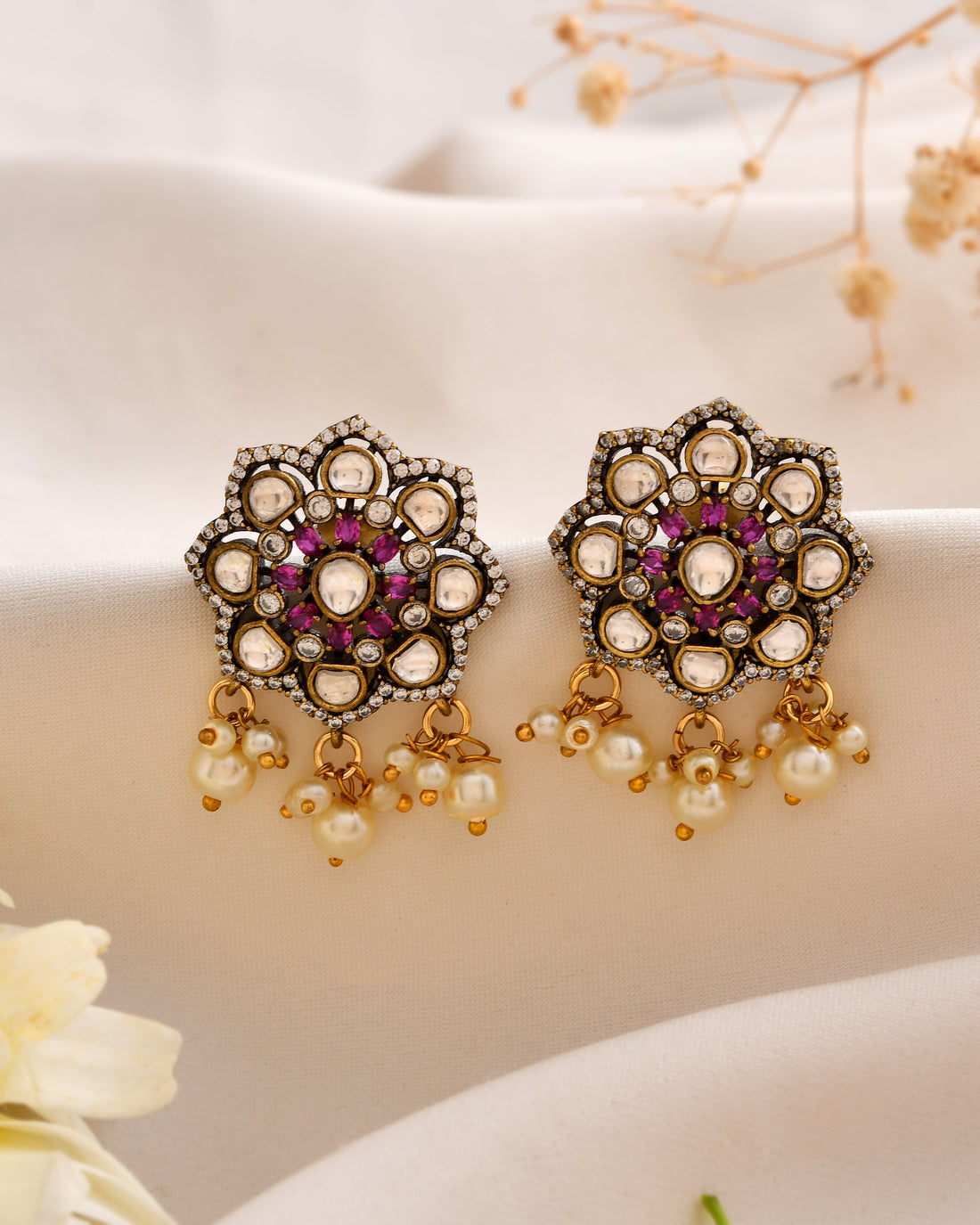 Kesar Bloom Earrings