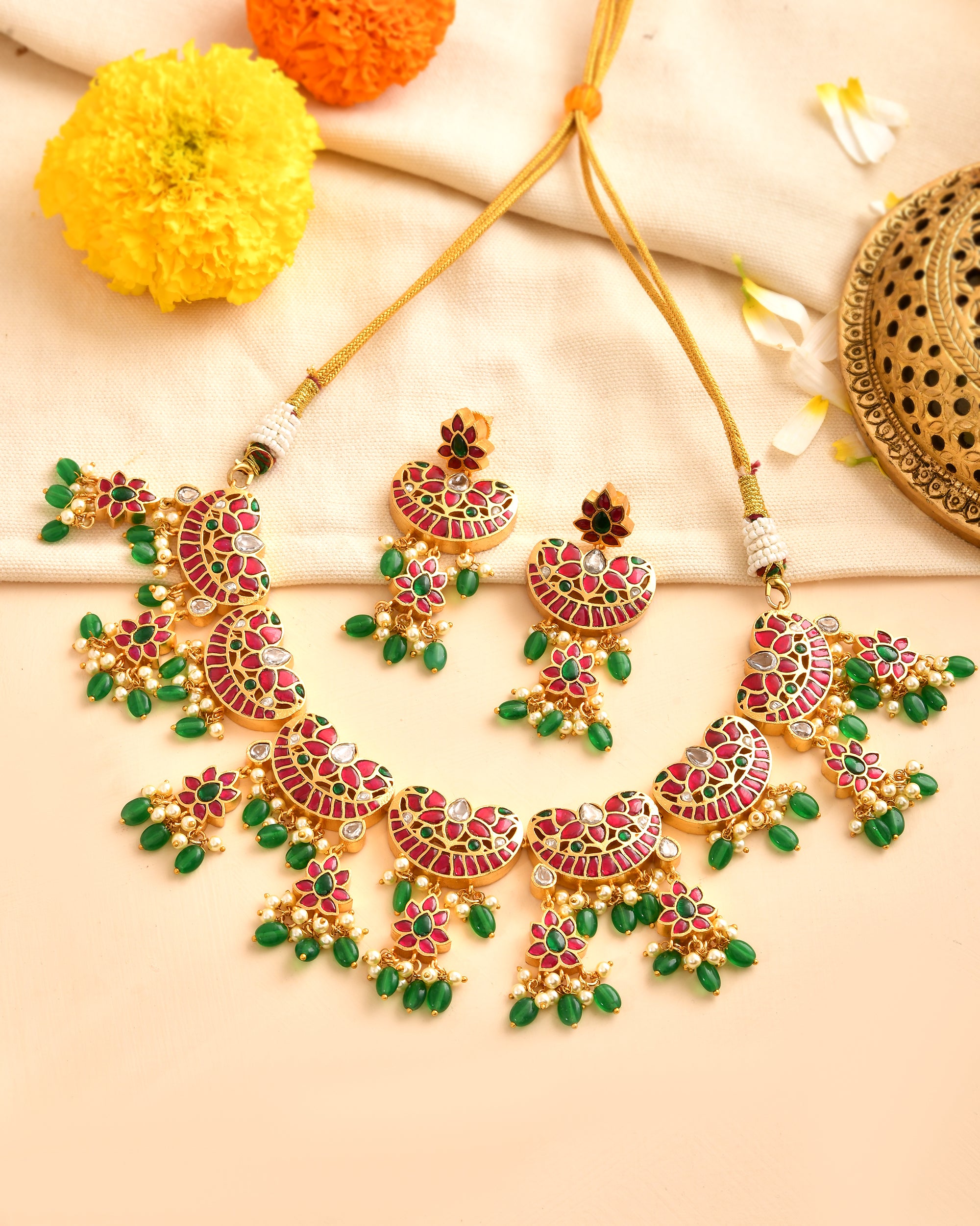 Navrang Meena Necklace