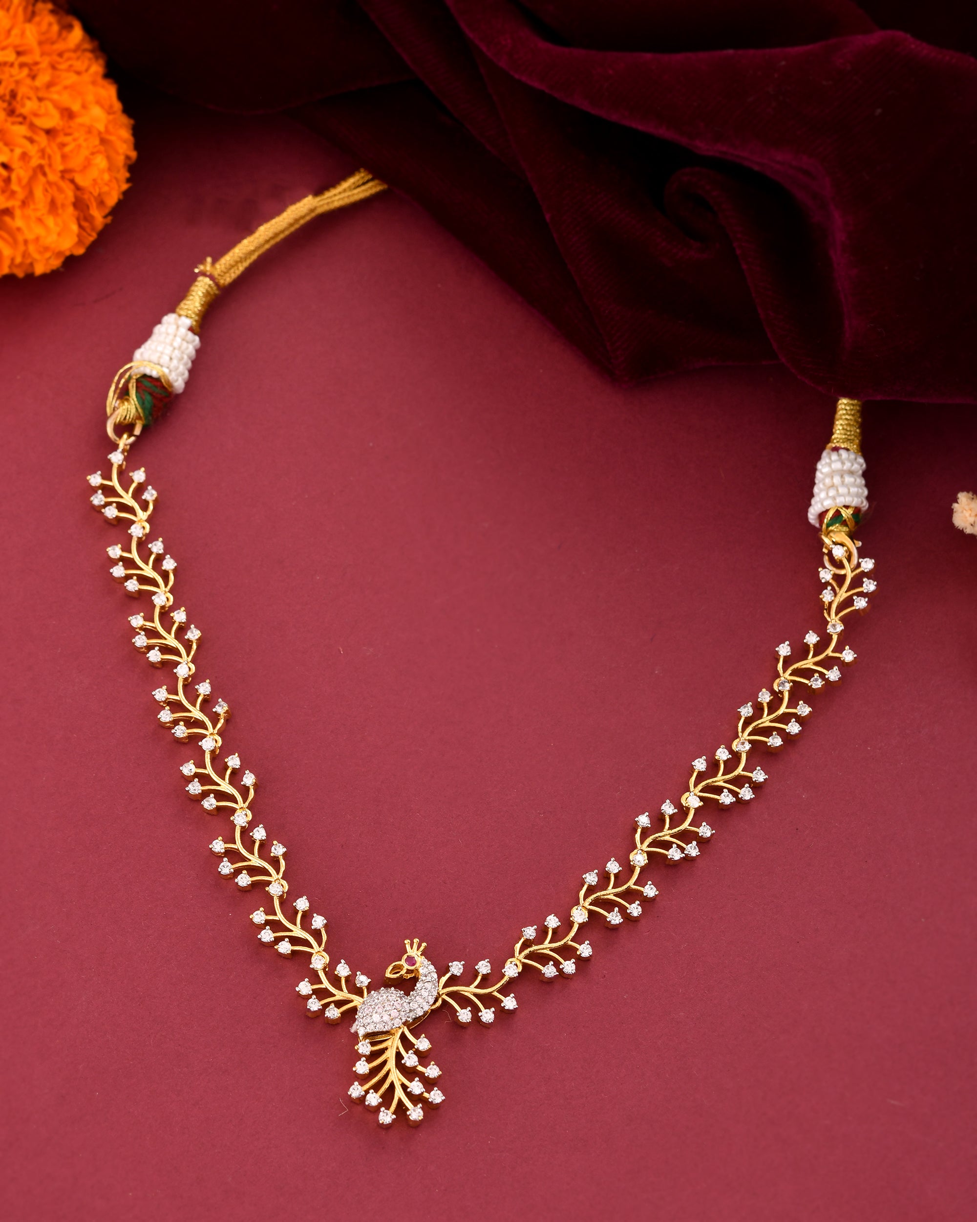 Zoya Peacock Necklace