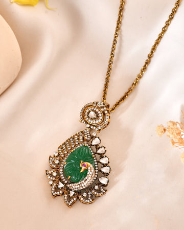 Peacock Grace Pendant
