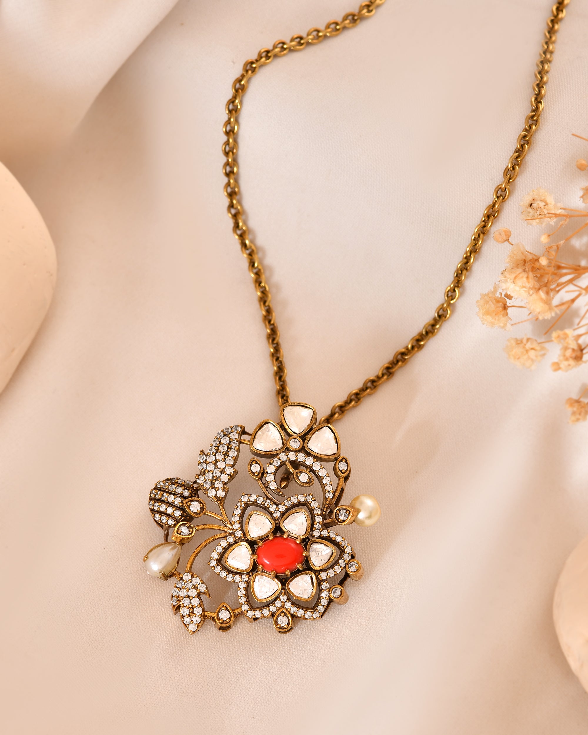 Ira Red Stone Pendant