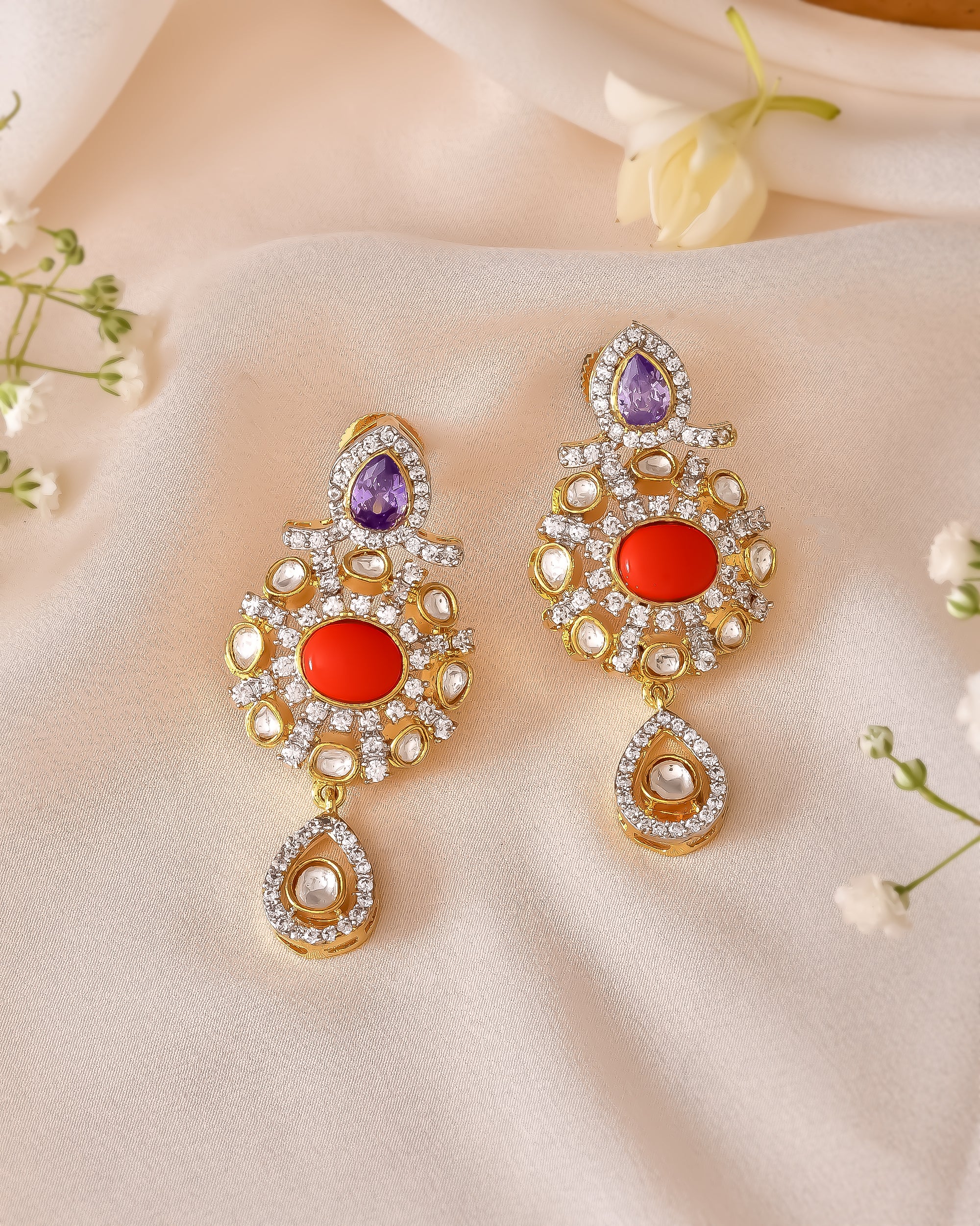 The Manikya Amethyst Rajdarbar Set