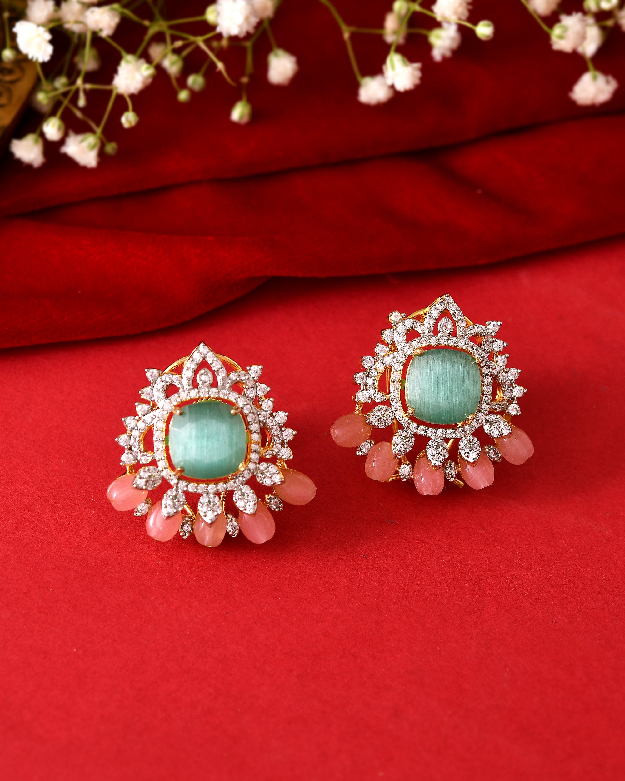 The Neel Gulab Noor Set