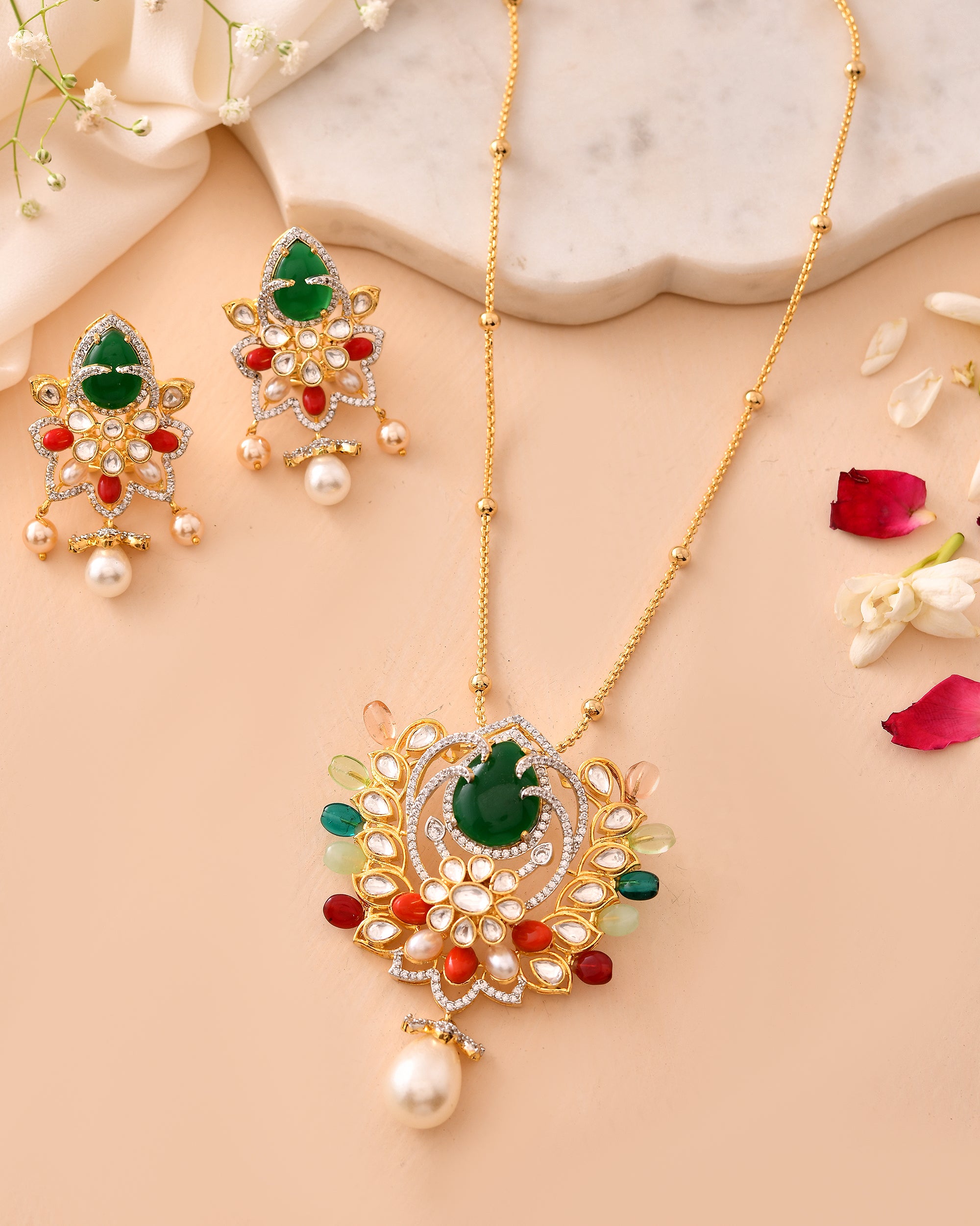 The Panna Gulbahar Rajsi Set