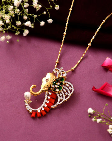 The Sindoor Gajraj Pendant