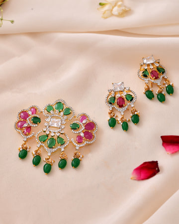 The Gulnaar Panna Panchbagh Set