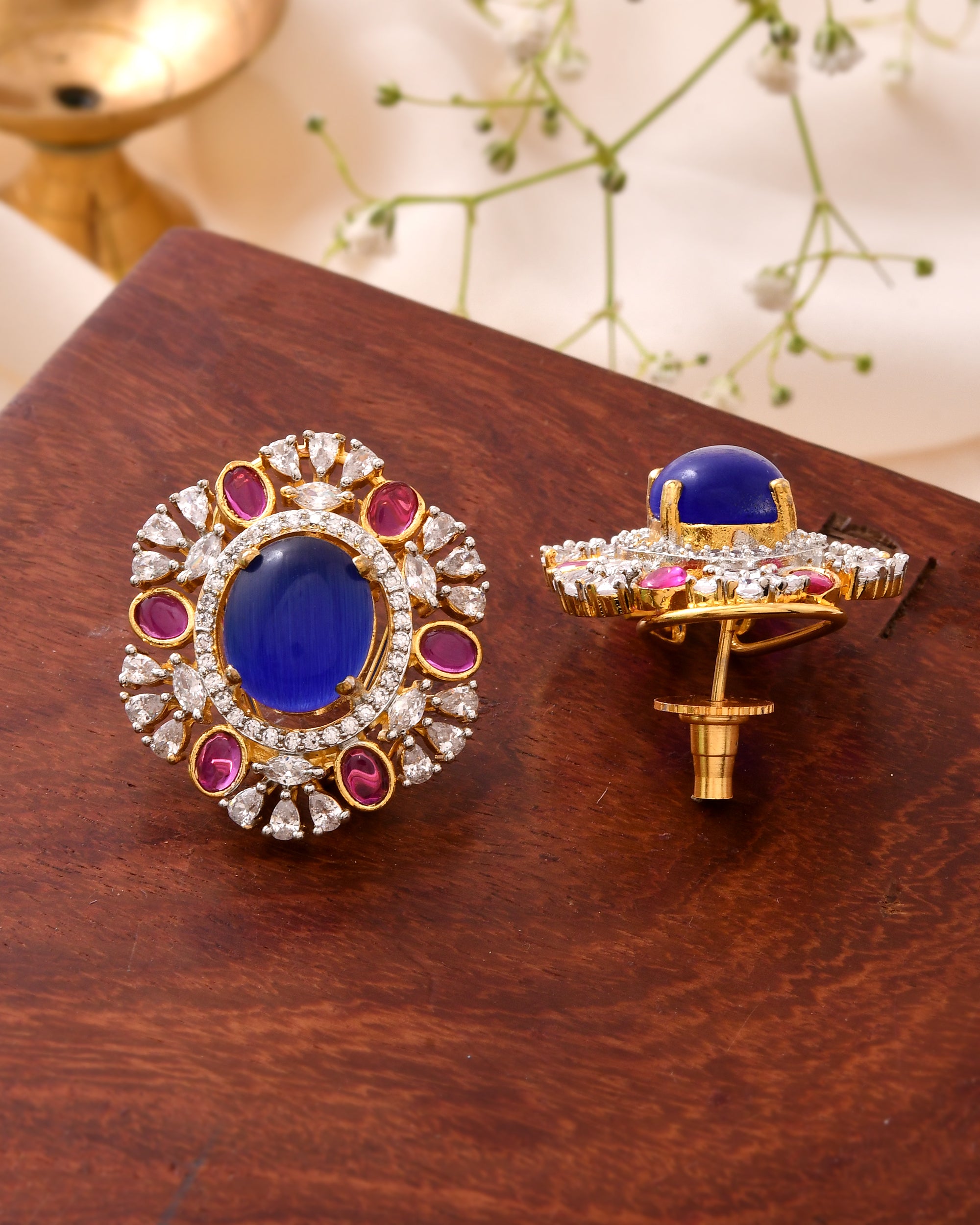 The Neelambari Ratanjali Earrings