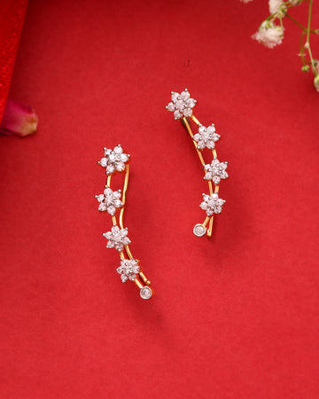 The Sitara Pushp Ear Climbers
