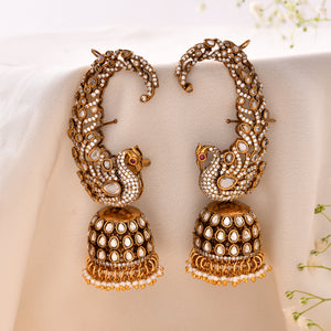 The Mayur Mahal Jhumka Ear Cuffs