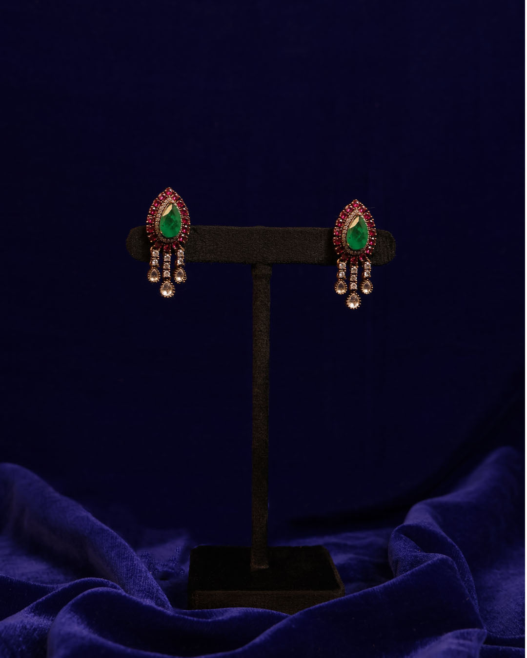 Regal Teardrop Set — Necklace + Earrings