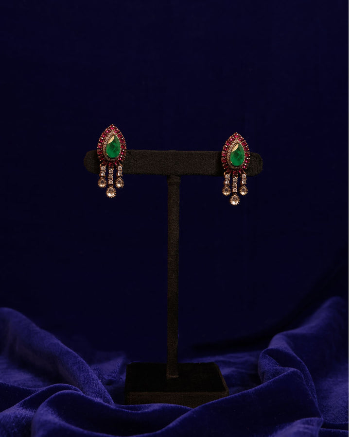 Regal Teardrop Set — Necklace + Earrings