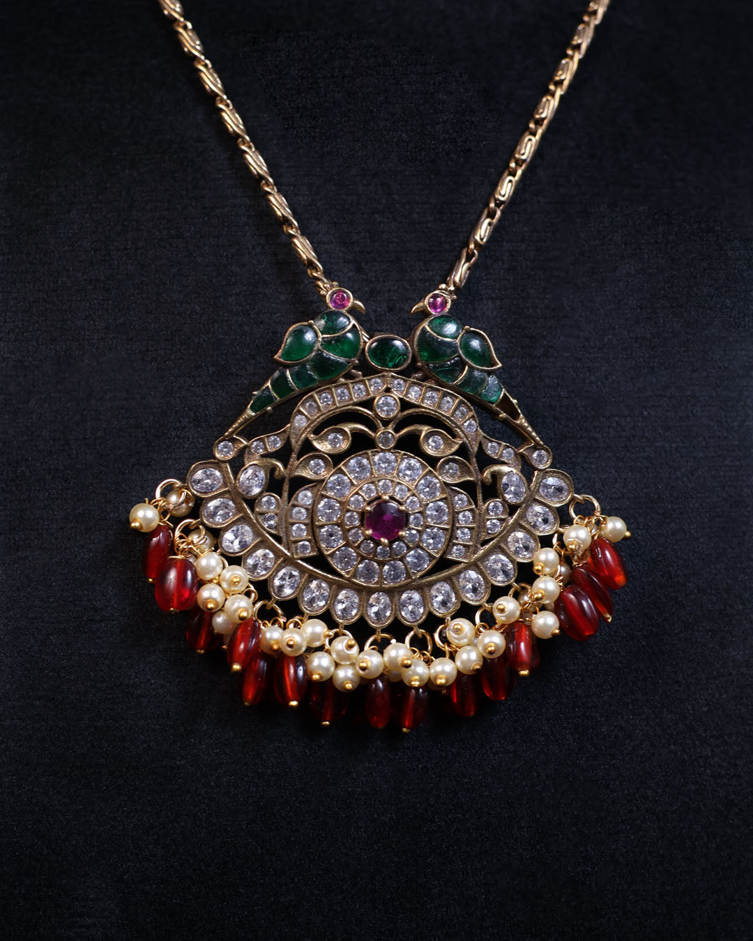 Statement Heritage Pendant Necklace