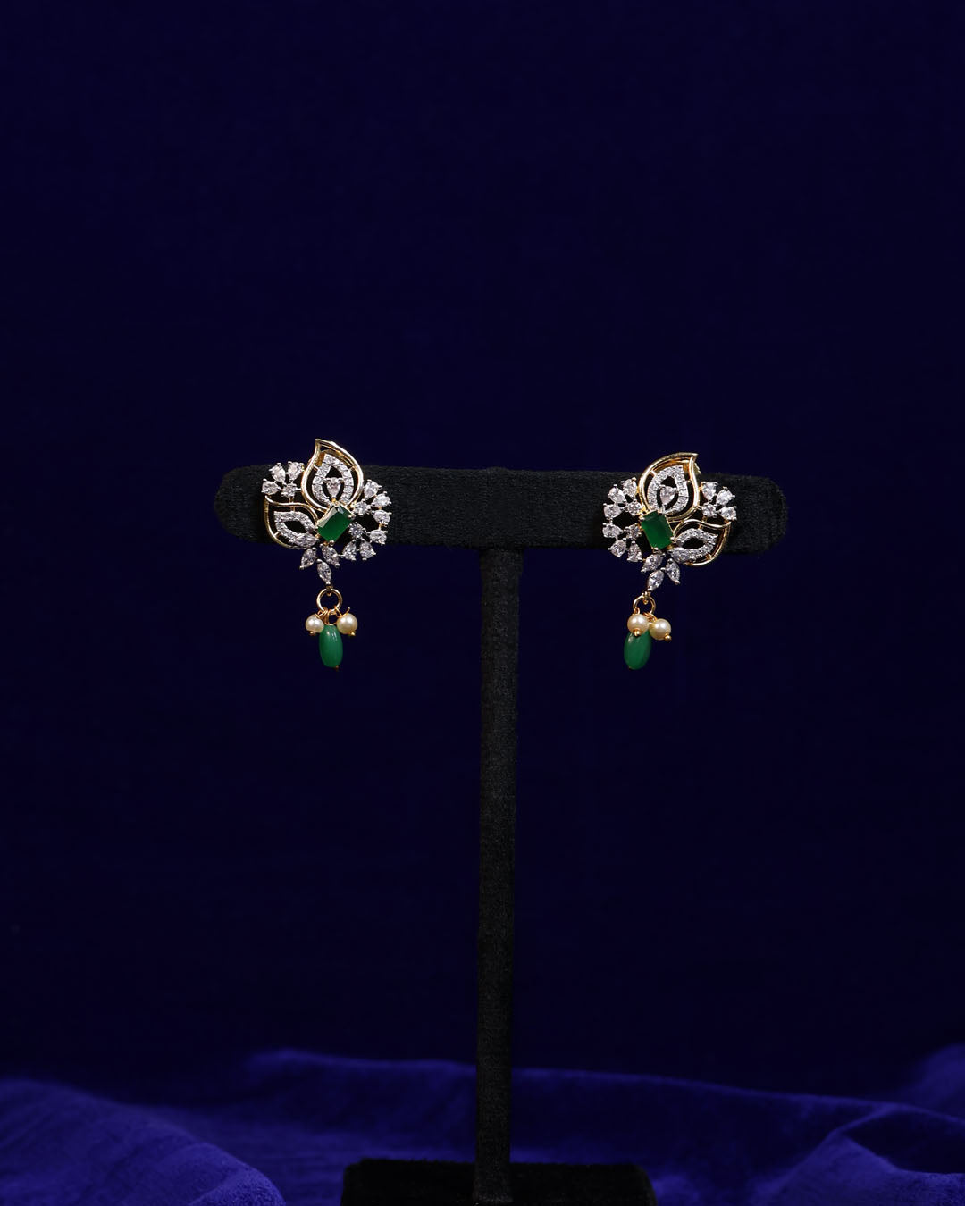 Leaf Cluster Set — Necklace + Earrings