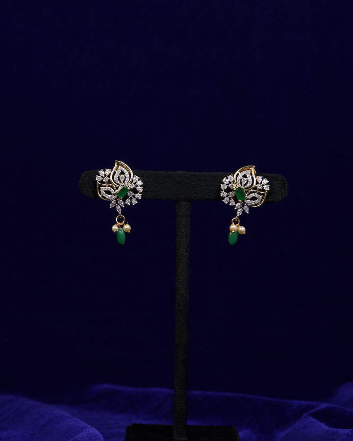 Leaf Cluster Set — Necklace + Earrings