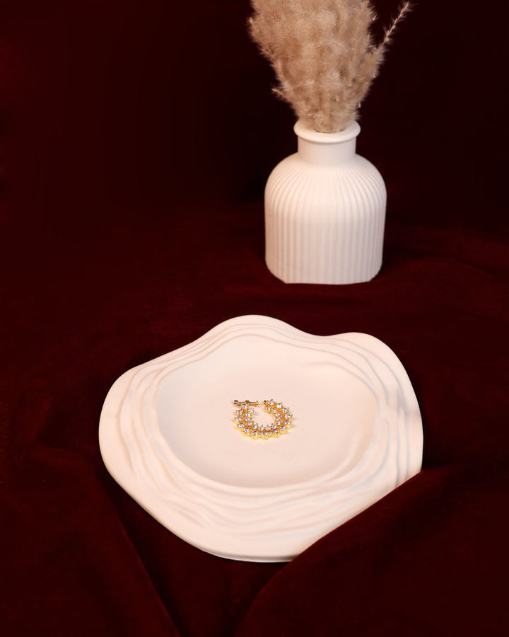 Double-Layered Sparkling Nath with Studded Charm