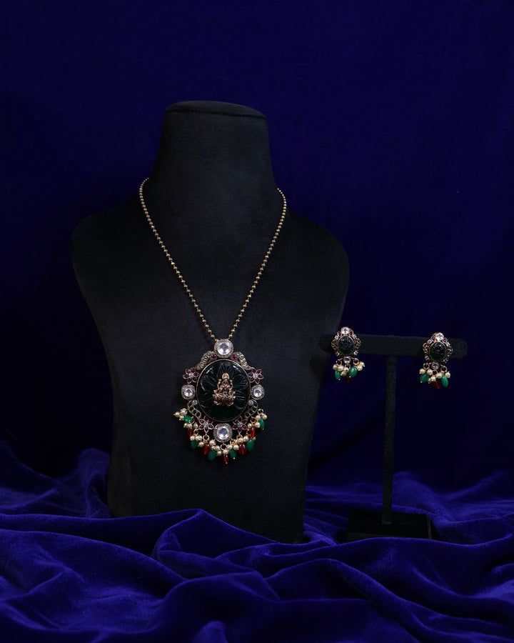 Divine Motif Set — Necklace + Earrings